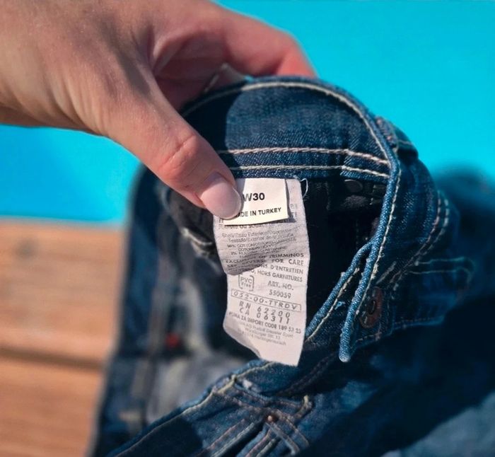 Jupe evisu x puma mini jupe skirt en jeans denim taille 30 tbe y2k - photo numéro 4