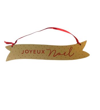 Décoration Pancarte Joyeux Noel Ambiance Fetes