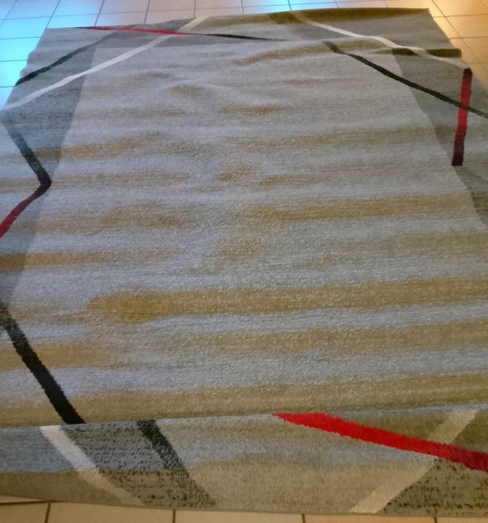 Très grand Tapis géométrie moderne