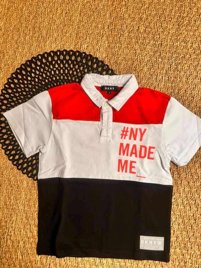 Polo dkny rouge noir