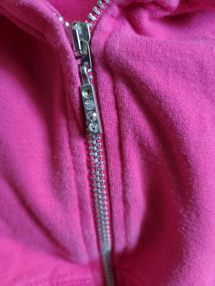 Gilet sweat zippé rose 3 pommes t.18 mois - photo numéro 10