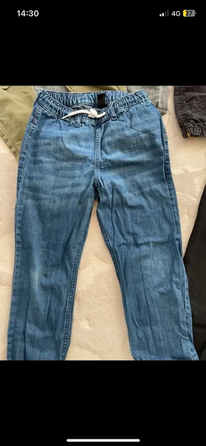 Lot de 8 pantalon 9 10 ans en très bon état - photo numéro 6