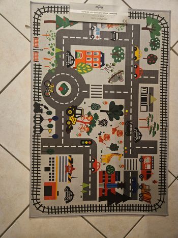 Tapis voiture jeu enfant 60x 90 cm