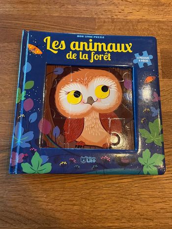 Livre Puzzle Mon livre puzzle Les animaux de la forêt