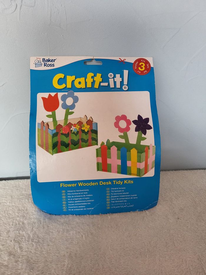 Pot à crayon en bois Baker ROSS - neuf - activité manuelle enfants