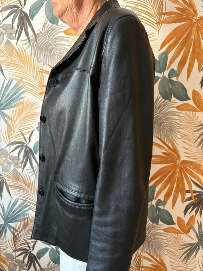 Veste en cuir de la marque Mellencamp - photo numéro 3