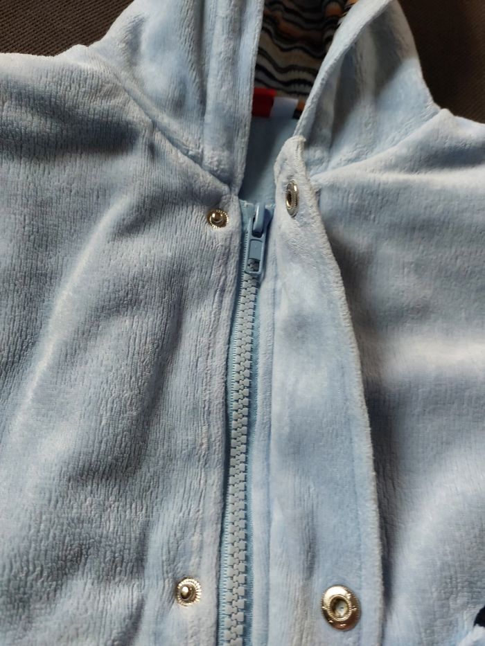 Veste polaire bleu clair - photo numéro 3