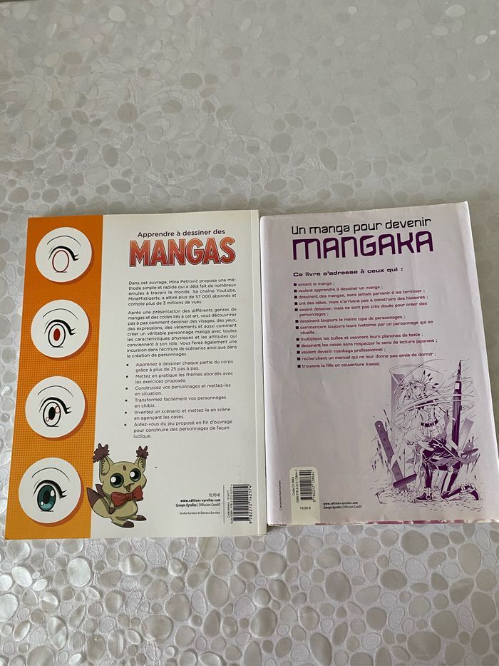 Lot de 2 livres  apprendre à dessiner manga - photo numéro 3