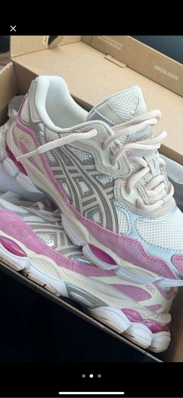 Asics gel rose blanche 39 - photo numéro 2
