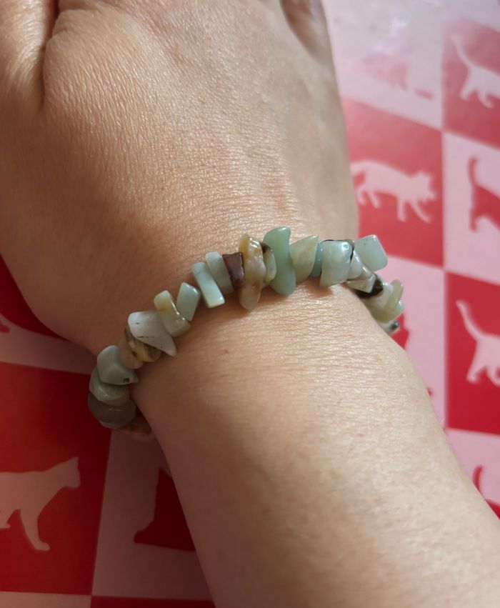 Bracelet amazonite naturelle femme