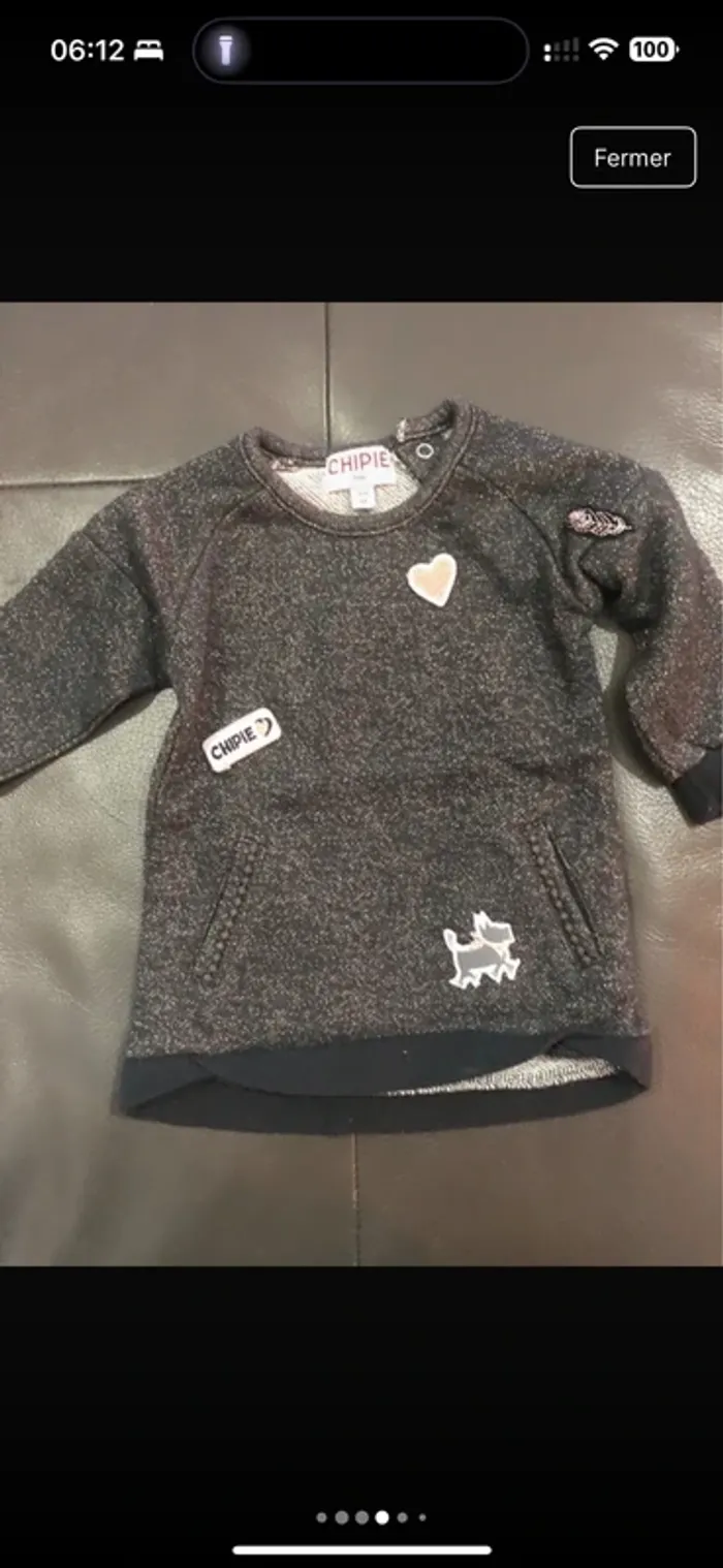 Lot de vêtements fille 6 mois demi-saison / hiver - photo numéro 4