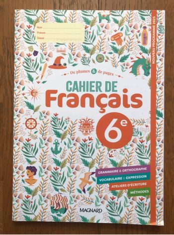 Français 6ème - De plumes et de pages édition 2025 - Cahier de l’élève avec corrigés