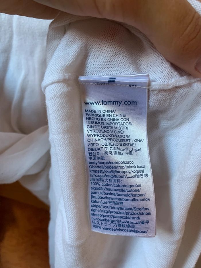 Haut blanc ajourée Tommy Hilfiger - photo numéro 7