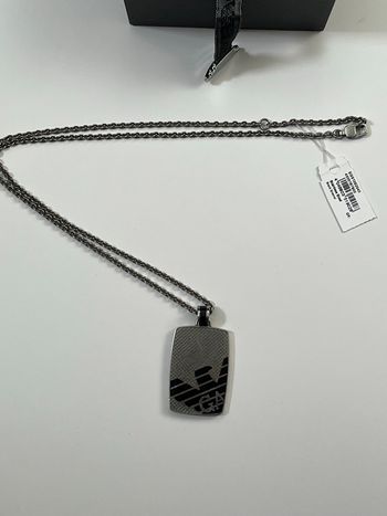 Chaîne pendentif  Emporio Armani inoxydable 