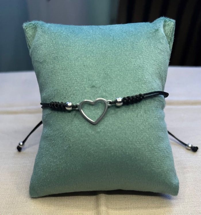 Bracelet réglable coeur