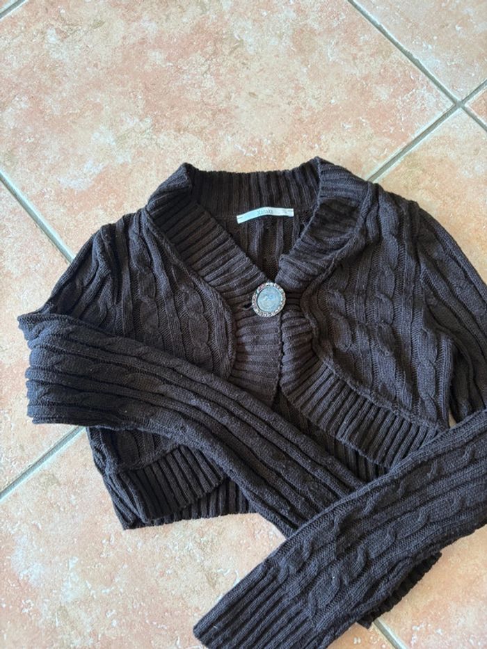 Petit pull col V