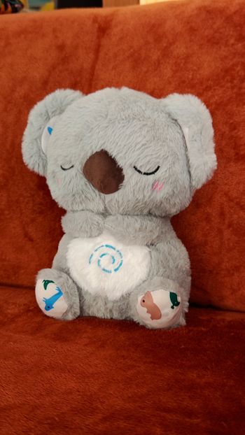 Peluche anti anxiété respirante 