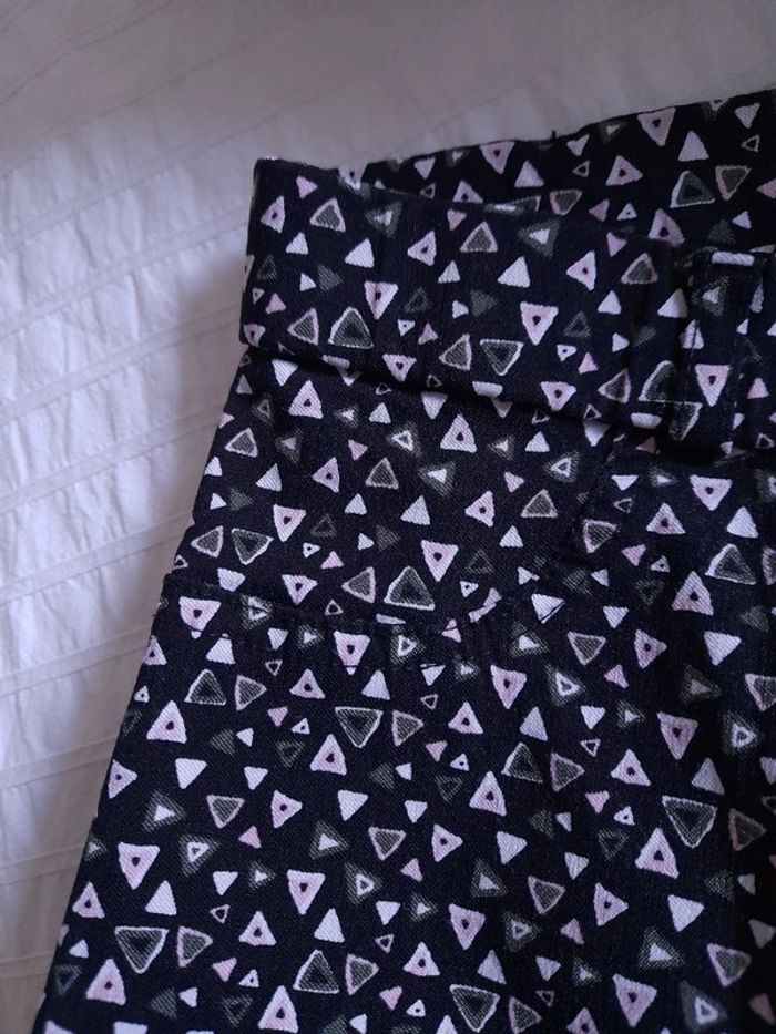 Pantalon noir à motifs slim Primark taille 38 - photo numéro 4