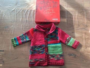 Gilet à boutons multicolore Catimini 18 mois