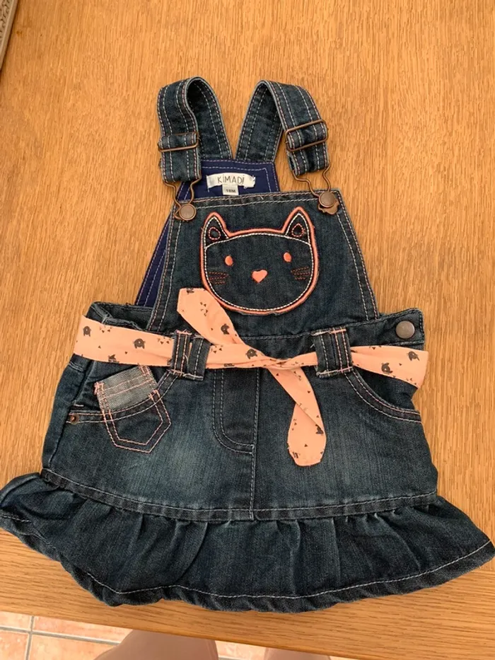 Robe jean kimadi bébé fille 18 mois
