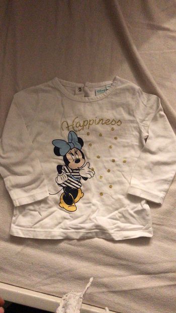 T-shirt manche longue minnie
