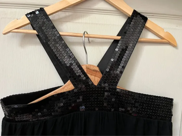 Super top, Vila taille L / Noir + sequin / très bon état - photo numéro 4