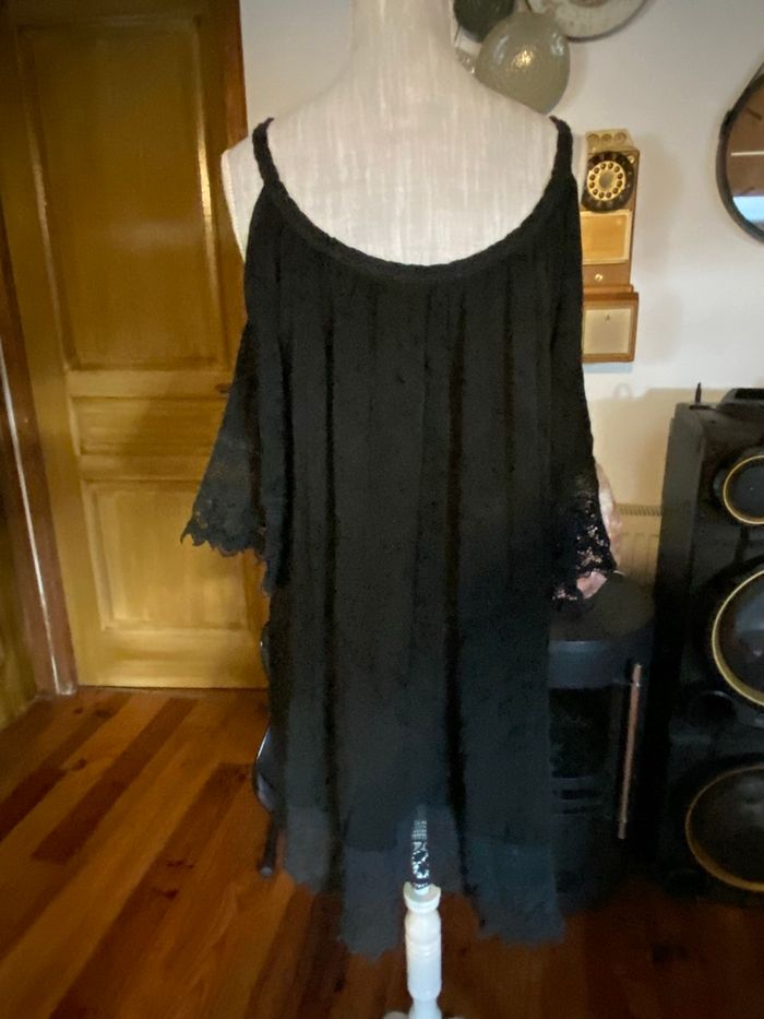 Tunique noire en dentelle – Taille XXL - photo numéro 6