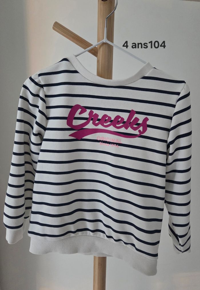 Pull creeks 4 ans fille