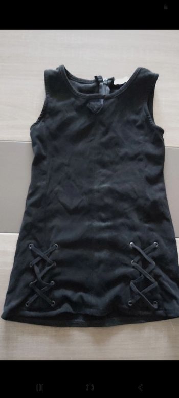 Robe lacet style velours