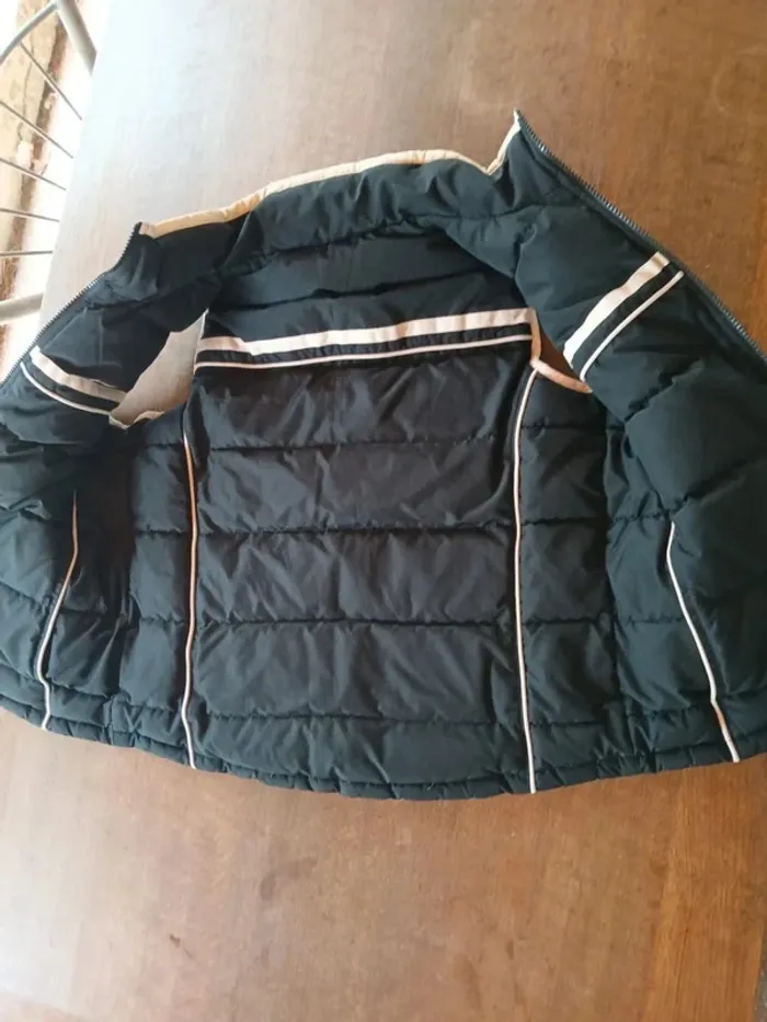 Doudoune nike vintage réversible M noir et beige - photo numéro 4