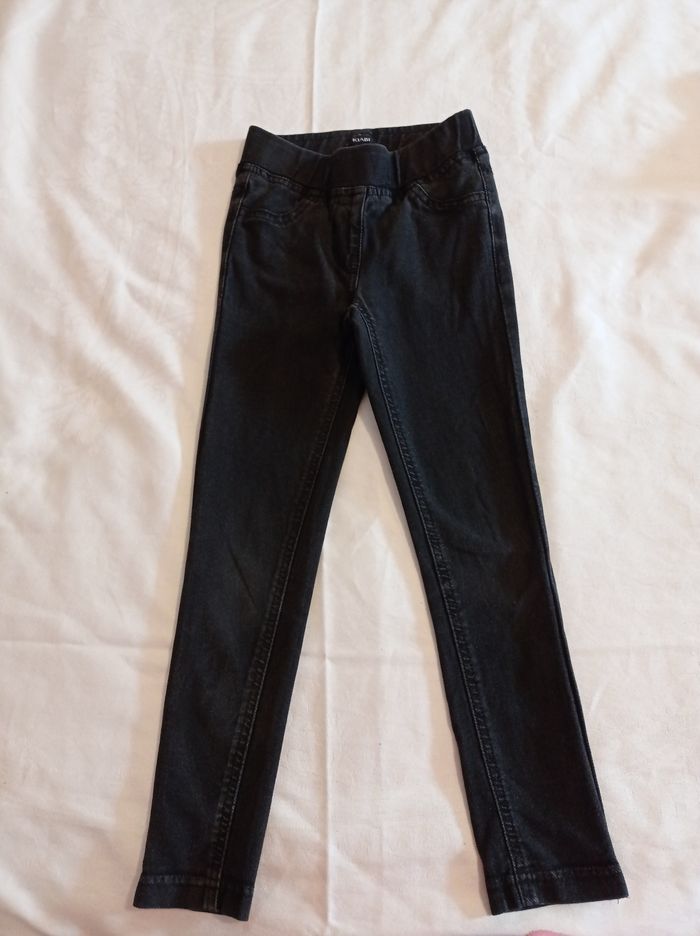 Marc Kiabi taille 6 ans 114 cm ou 119 cm leggings noir avec taille élastique voir photos