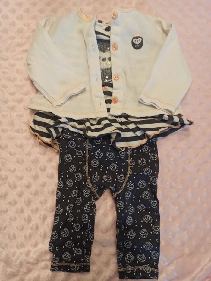 Ensemble hibou 3 mois 🦉