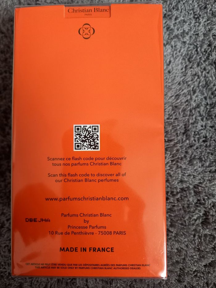 Parfum christian blanc (ADMIRATION) neuf 100 mL - photo numéro 3