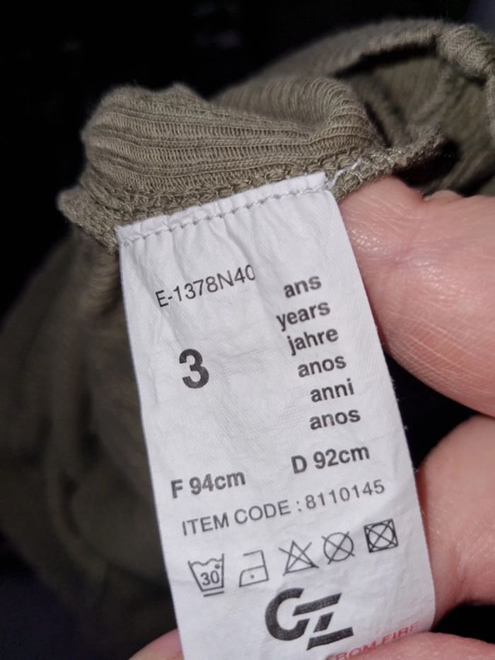 T-shirt kaki Chipie 3 ans - photo numéro 6