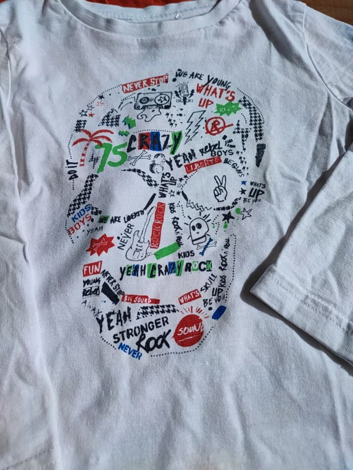 Lot de 2 tee-shirts ML 3 ans - photo numéro 3