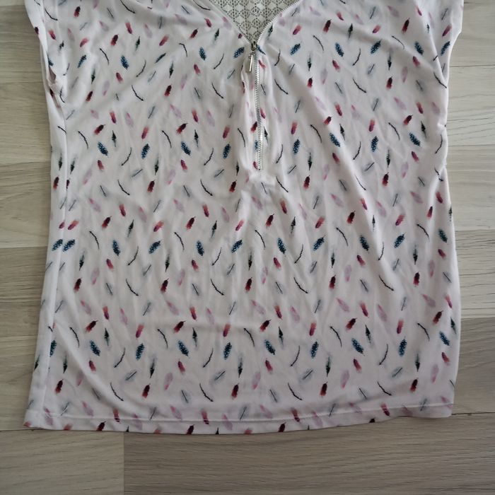 Chemisier femme imprimé à manches courtes La Halle taille S - photo numéro 5