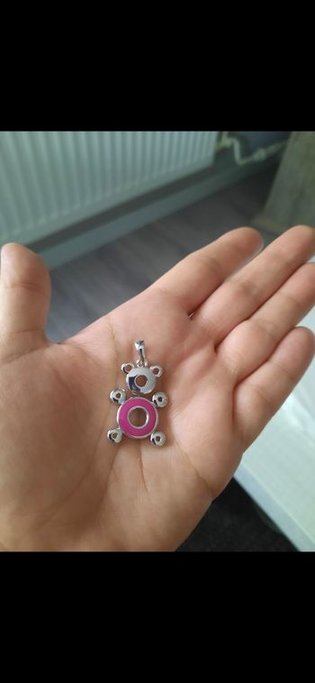 Pendentif ourson en argent 925