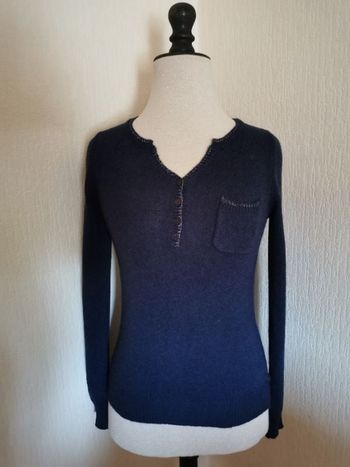 Pull bleu marine Camaïeu TXS