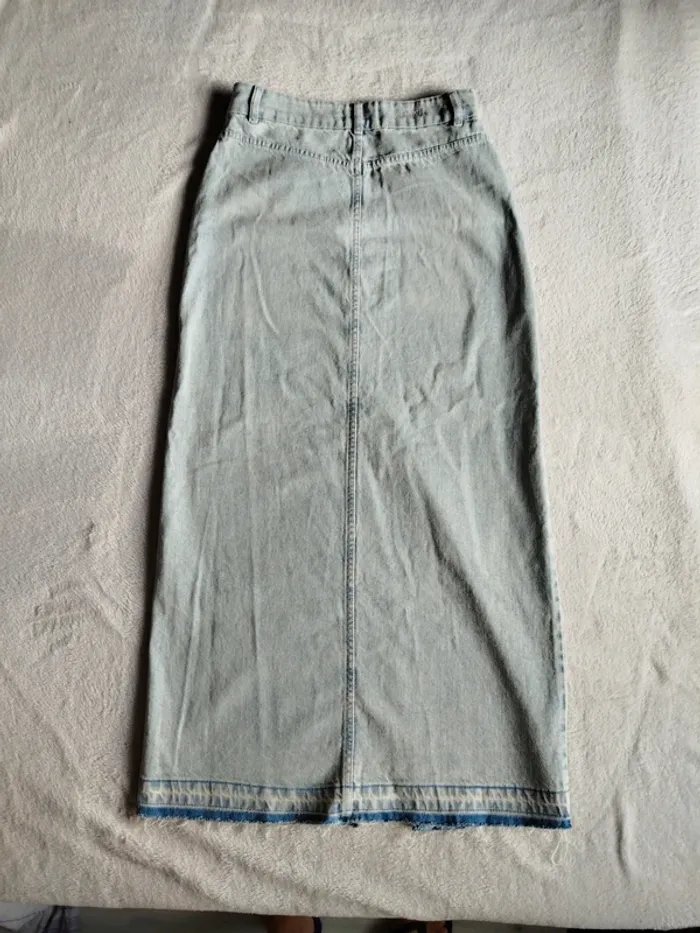 Jupe longue fendue en jean Pimkie taille 36 - photo numéro 6