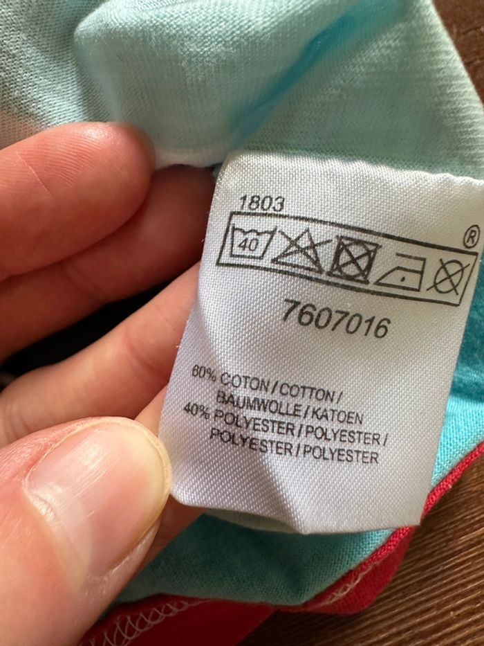 Ensemble short rouge+polo manches courtes 6 mois - photo numéro 5