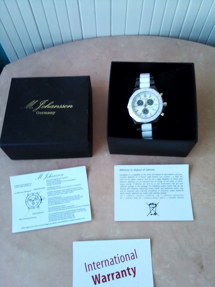 Montre Chronographe en céramique M. JOHANSSON