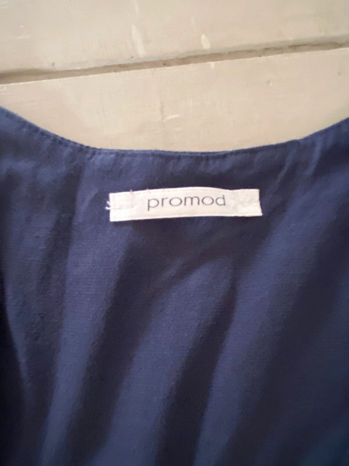 Robe Promod bleu marine taille 38 - photo numéro 17