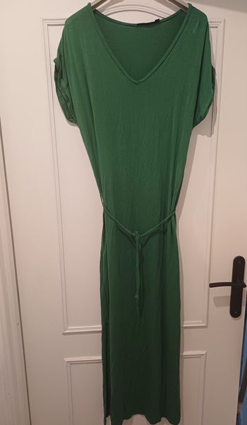 Robe longue verte