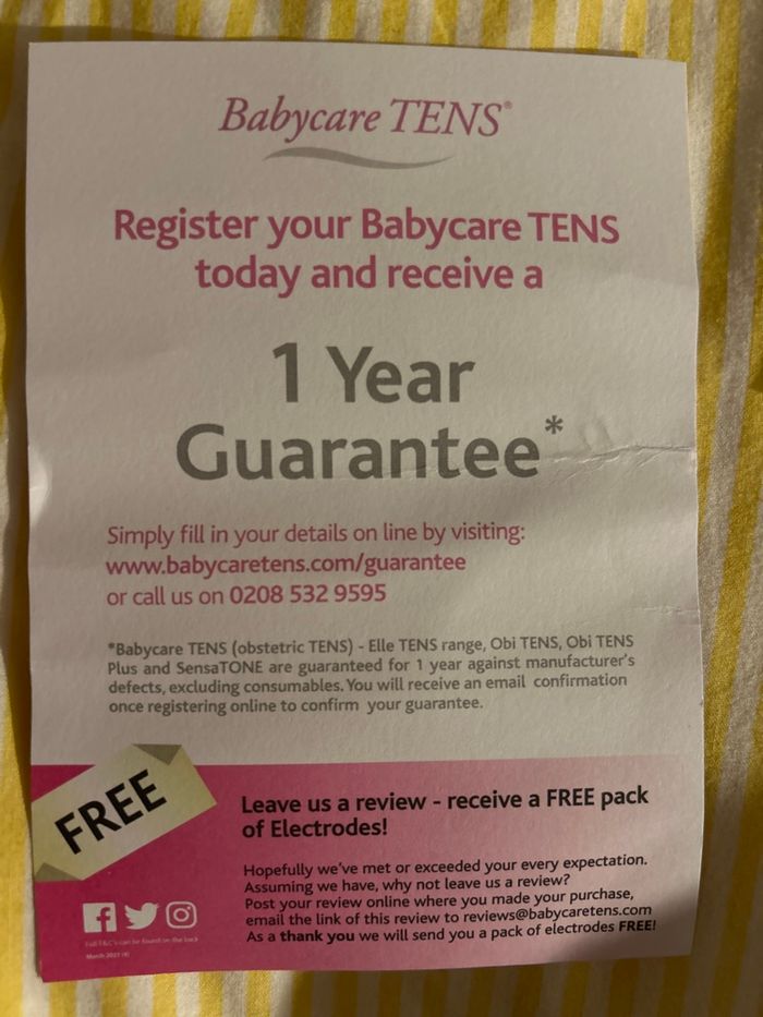 Tens machine OBITENS+ électrostimulateur - photo numéro 2