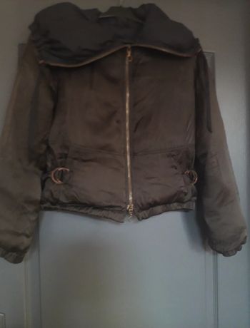 Doudoune marron brillant 38/M - Pinko