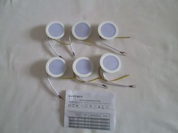 Lot 6 spots encastrables