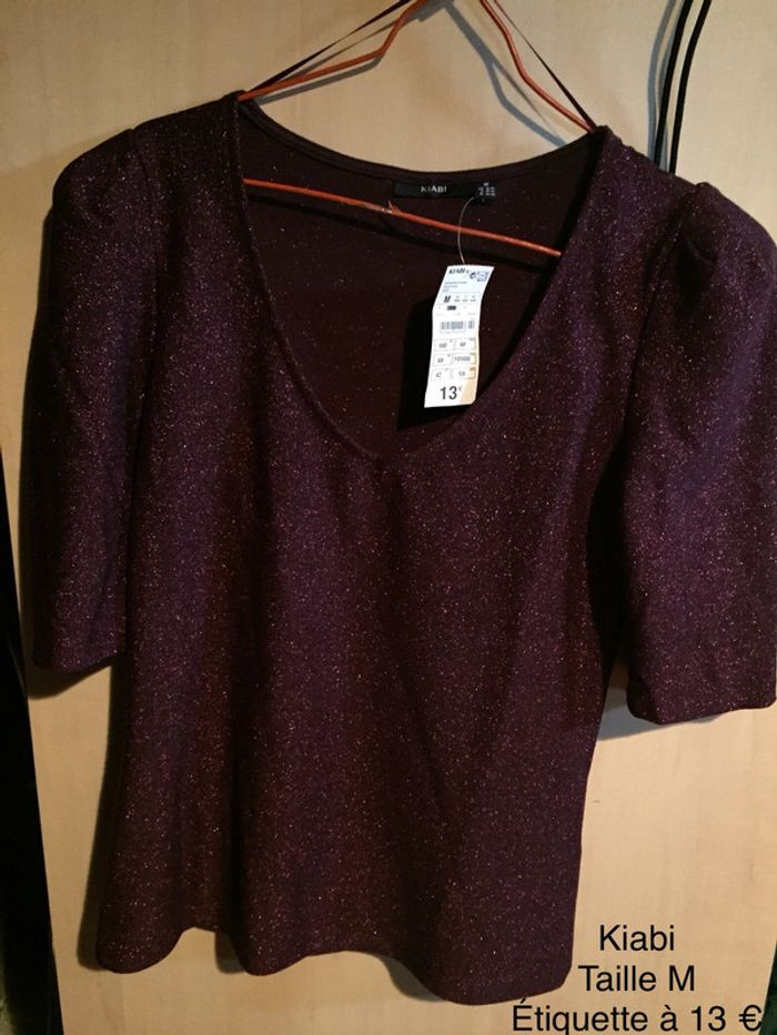 Pull manches 3/4 Kiabi Taille M neuf avec étiquette