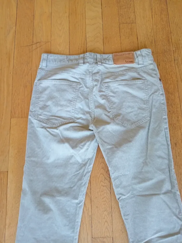 Pantalon homme effet velours cottelé Jules Straight taille 36 (W27 L34) - photo numéro 10