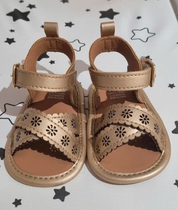 Sandales doré 6-12mois 🌸 tape à l'œil 