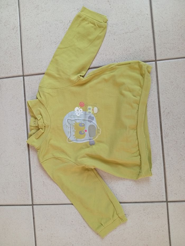 T-shirt manches longues fille 1 an - photo numéro 2